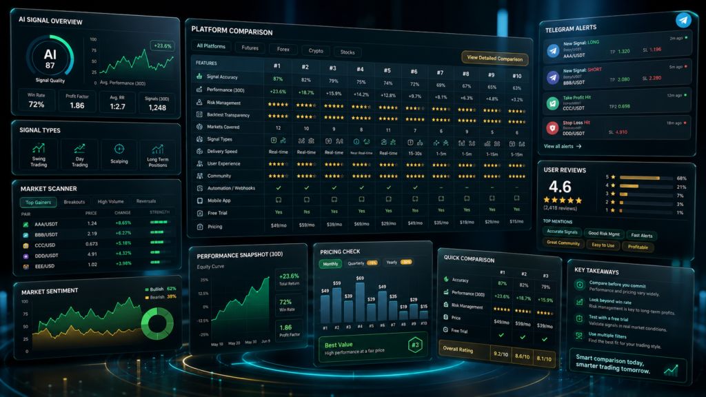 Top 10 Trading Signal Sites to Compare Before You Pay