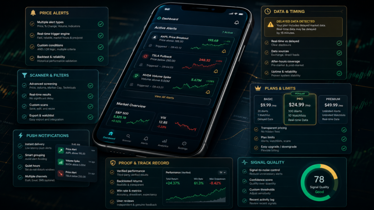 Stock Alert App Checklist: What Traders Should Verify Before Paying